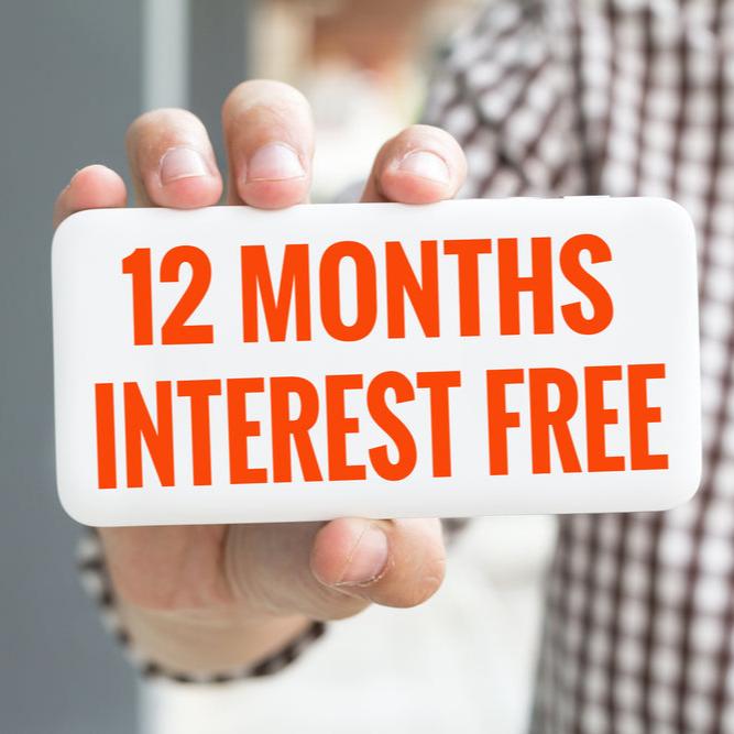 12 months interest free credit