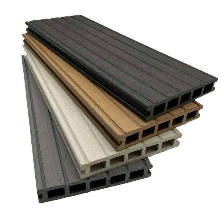 Woodgrain Composite Reversible Decking Boards 4.8m