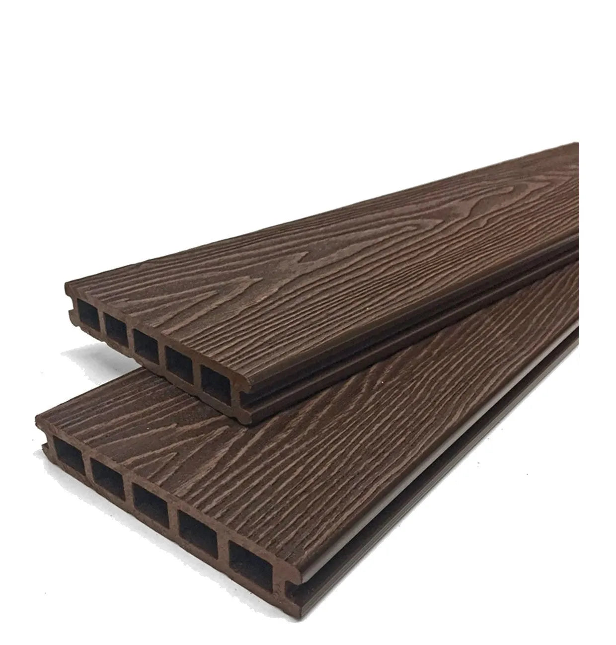 Woodgrain Composite Reversible Decking Boards 4.8m