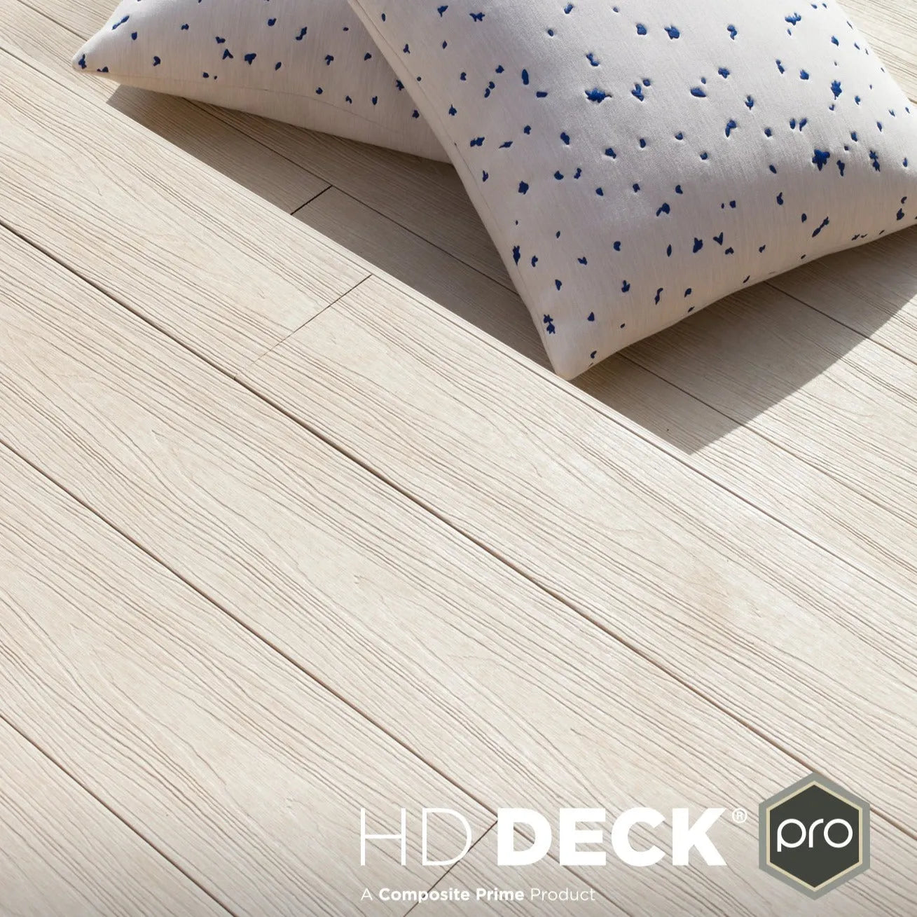 HD Deck Pro Premium Extra Wide Composite Decking Champagne/Oyster (Price per board)