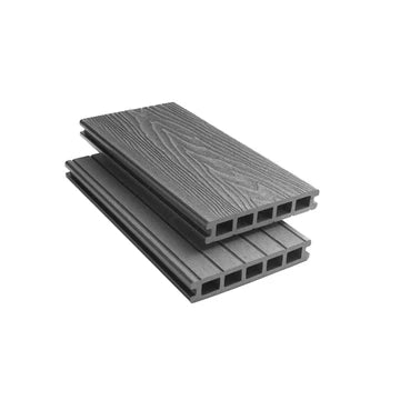 Anthracite Reversible Woodgrain Composite Decking