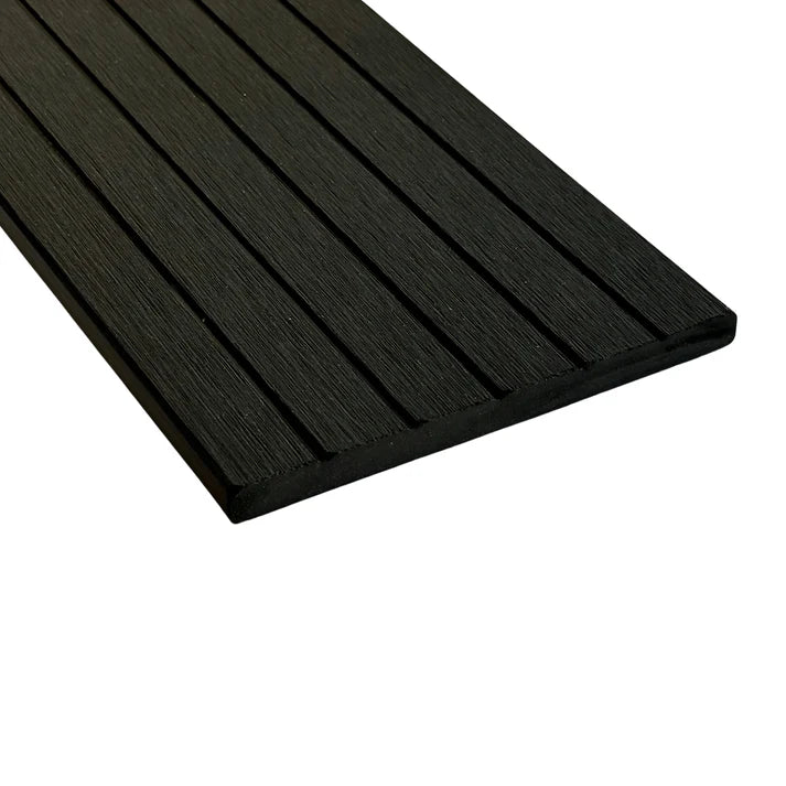 Charcoal Composite Woodgrain Fascia Board 3.6m x 140mm x 10mm