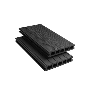 Charcoal Reversible Woodgrain Composite Decking