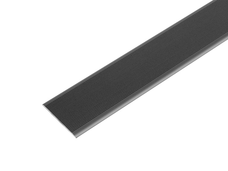 2.2m Aluminium Skirting Trim Black