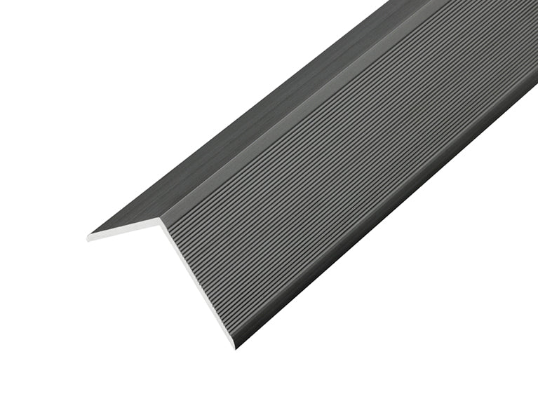 2.2m Aluminium Corner Trim Black