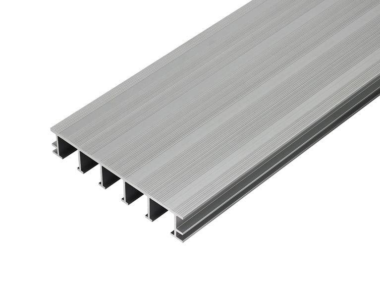 Aluminium Decking Boards A2-S1 Fire Rated 3.6m Plain Anodised