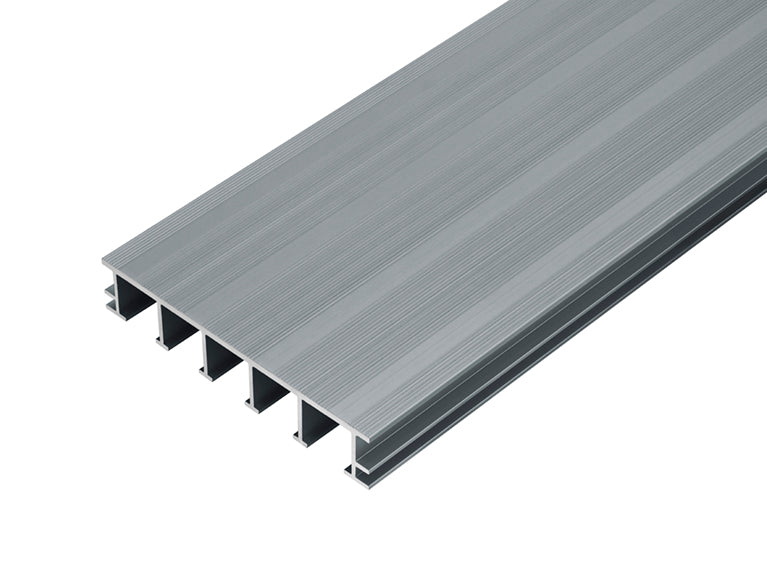 Aluminium Decking Boards A2-S1 Fire Rated 3.6m Stone Grey