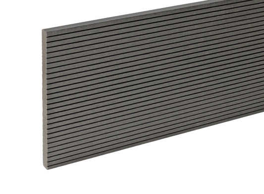 2.4m Composite Fascia Board Charcoal Narrow Groove