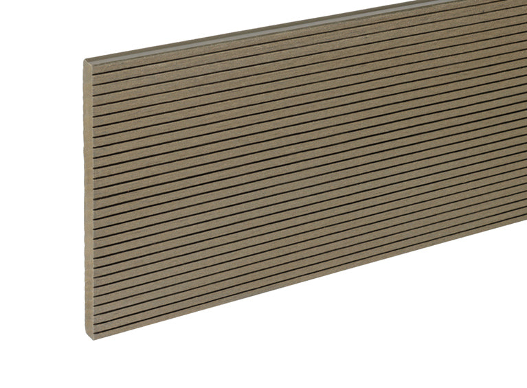 2.4m Composite Fascia Board Olive Green Goove