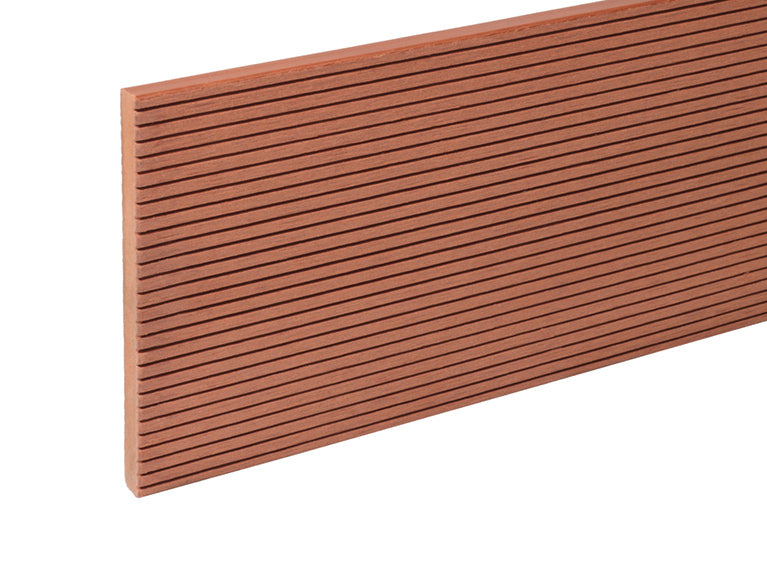 2.4m Composite Fascia Board Redwood Groove