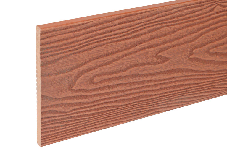 2.4m Composite Fascia Board Redwood