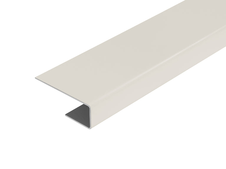 Double Board Connection Profile Fibre Cement Cladding Cream