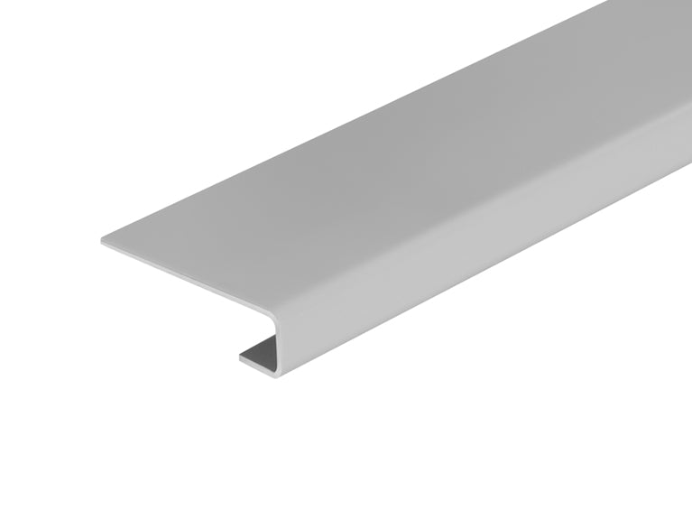 Single Board Connection Profile Fibre Cement Cladding Light Grey