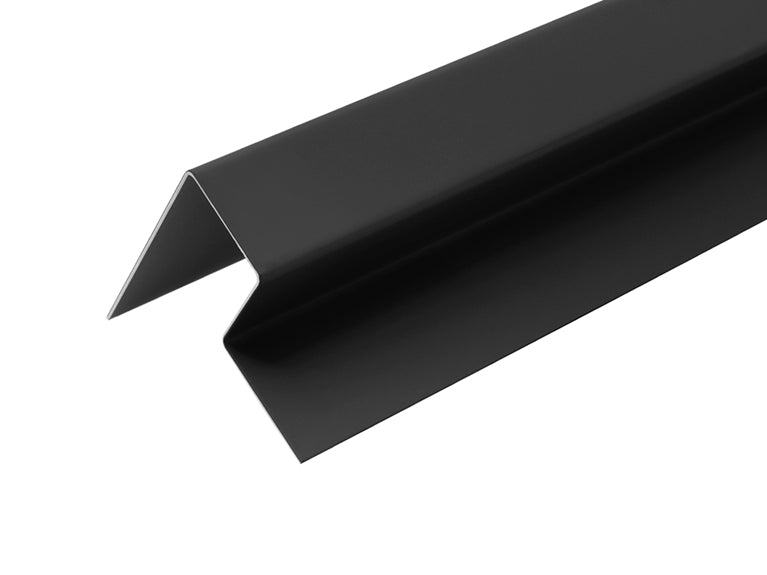 Fibre Cement Cladding Wall End Profile Trim Black