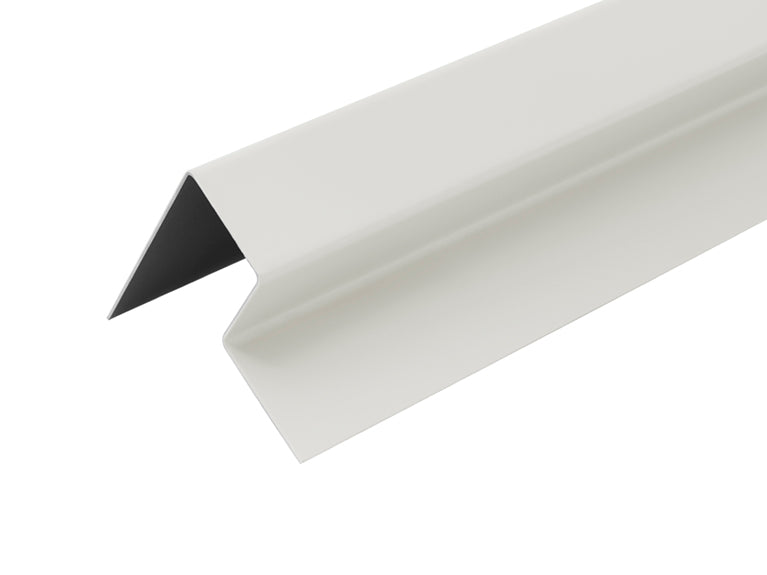 Fibre Cement Cladding Wall End Profile Trim White