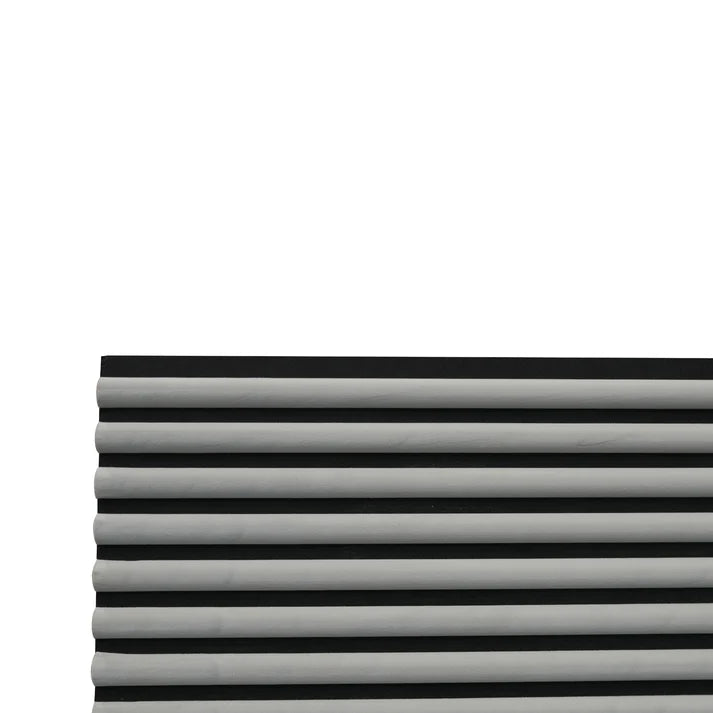 Velour Acoustic Panel Curved Slat 240cm by 60cm