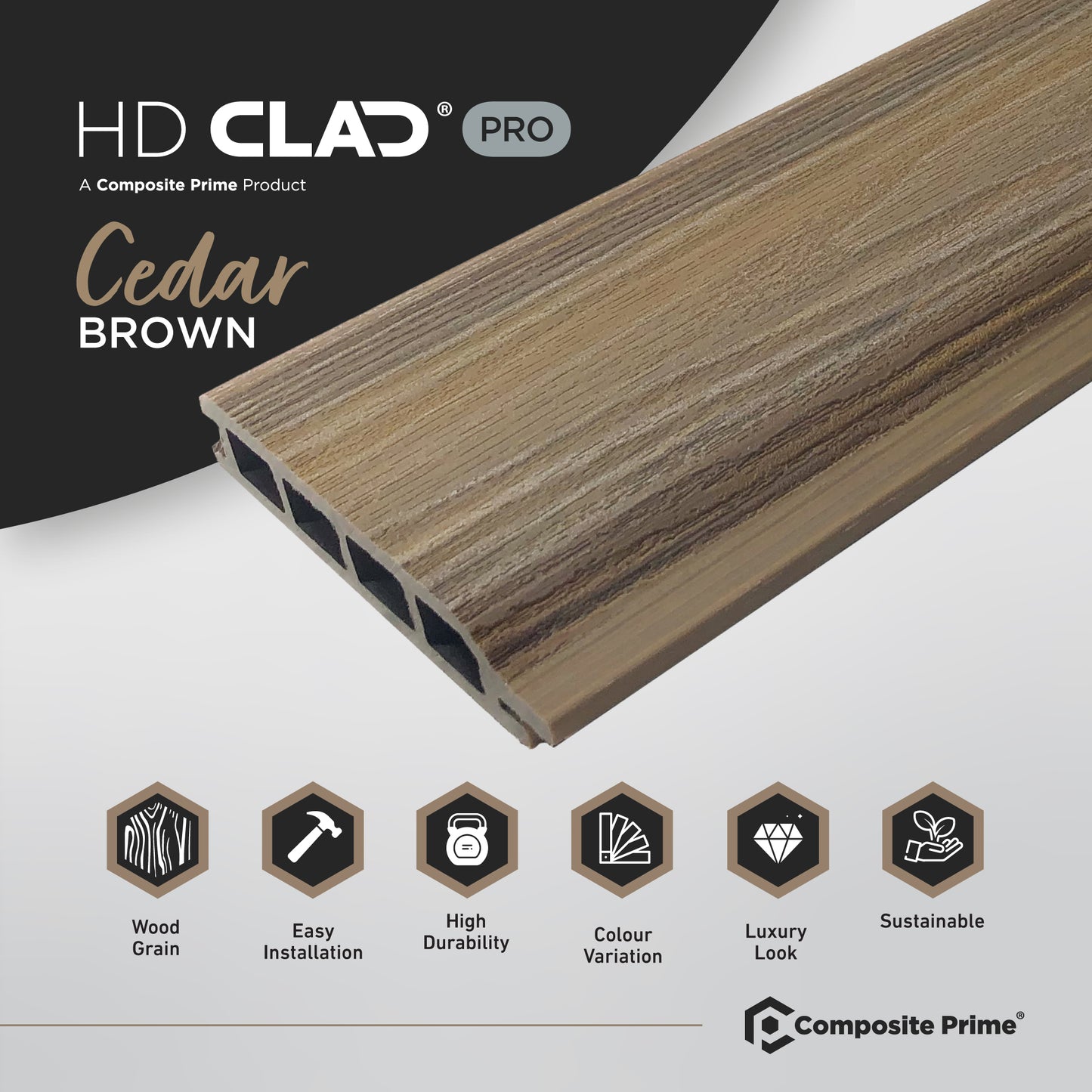 HD Clad Pro Cedar Brown