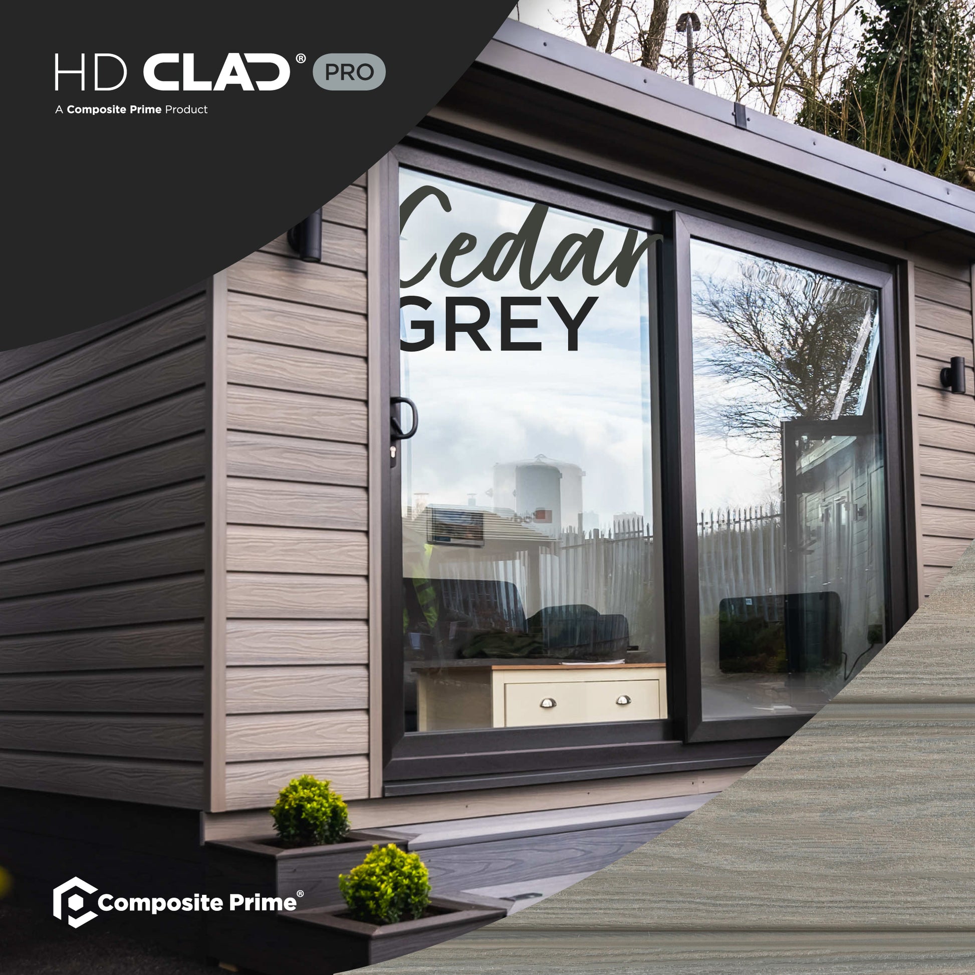 HD Clad Pro Cedar Grey