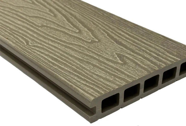 Woodgrain Composite Reversible Decking Boards 4.8m