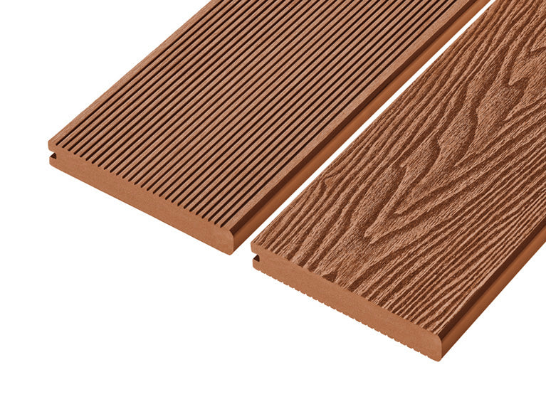 Redwood 4m Solid Woodgrain Bullnose Composite  Board