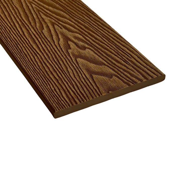 Teak Composite Woodgrain Fascia Board 3.6m x 140mm x 10mm