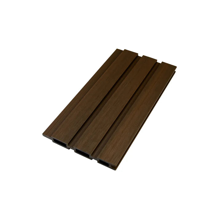 Teak Co extrusion composite slatted fencing