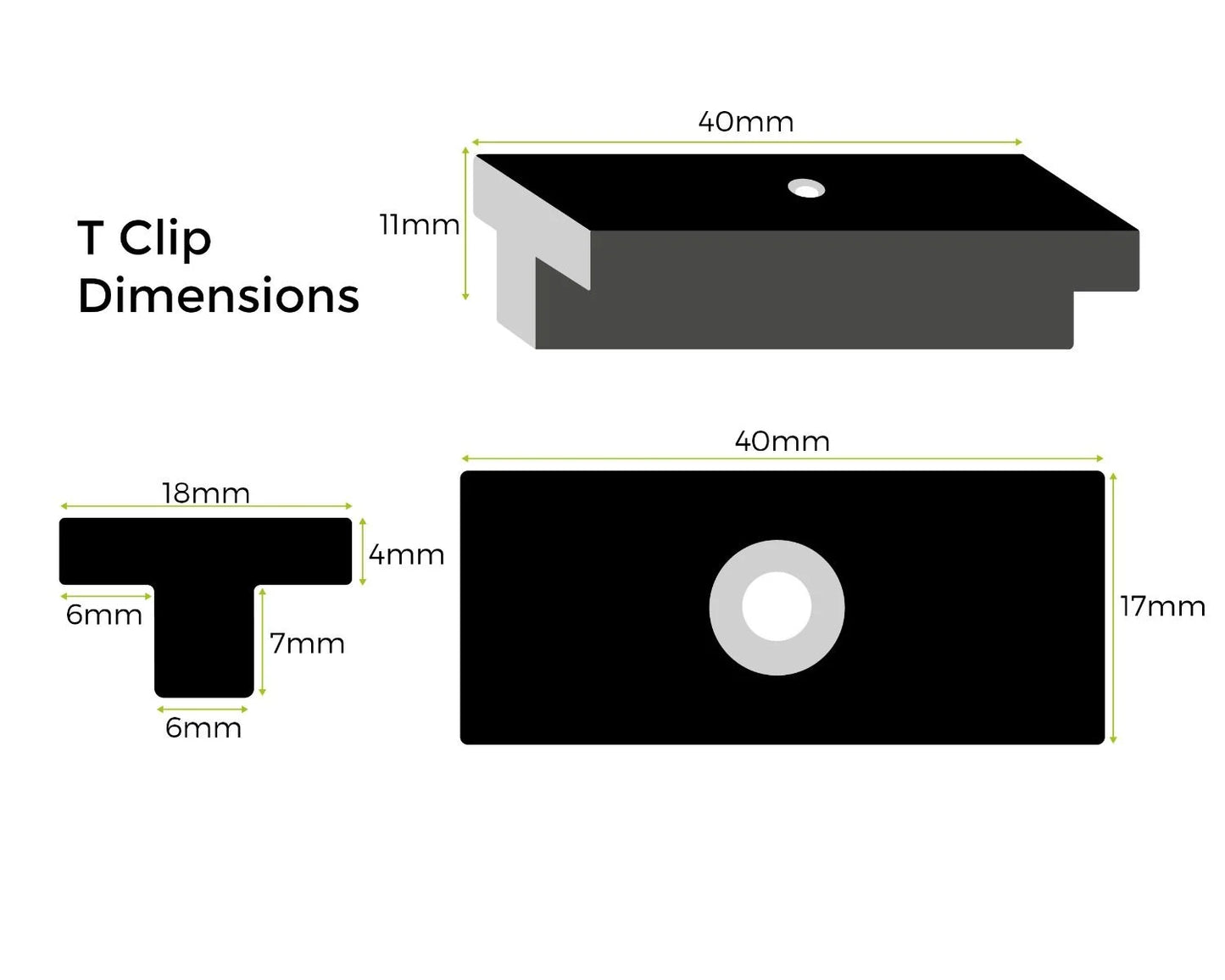 Decking Clips and Screws diagram